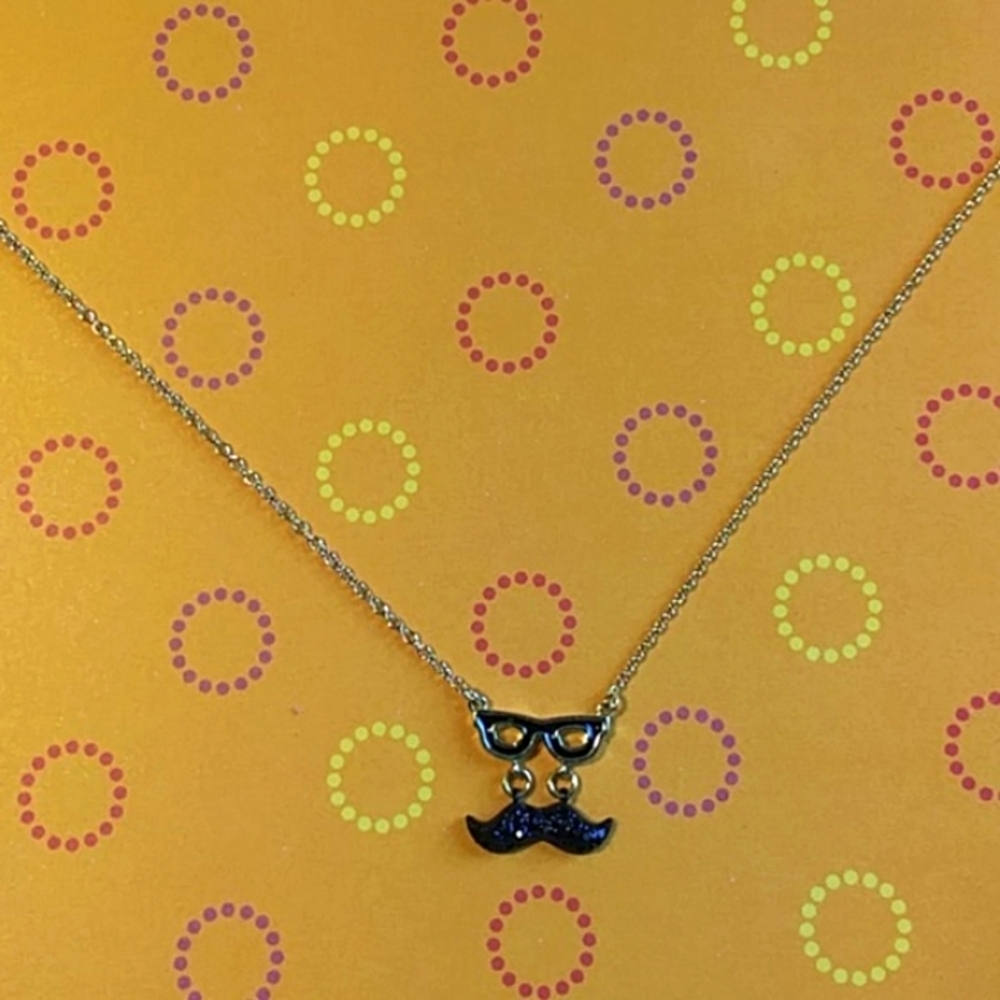 Kate Spade Dress the Part Mustache Necklace